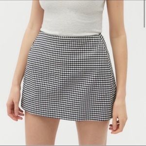 Gingham UO skirt